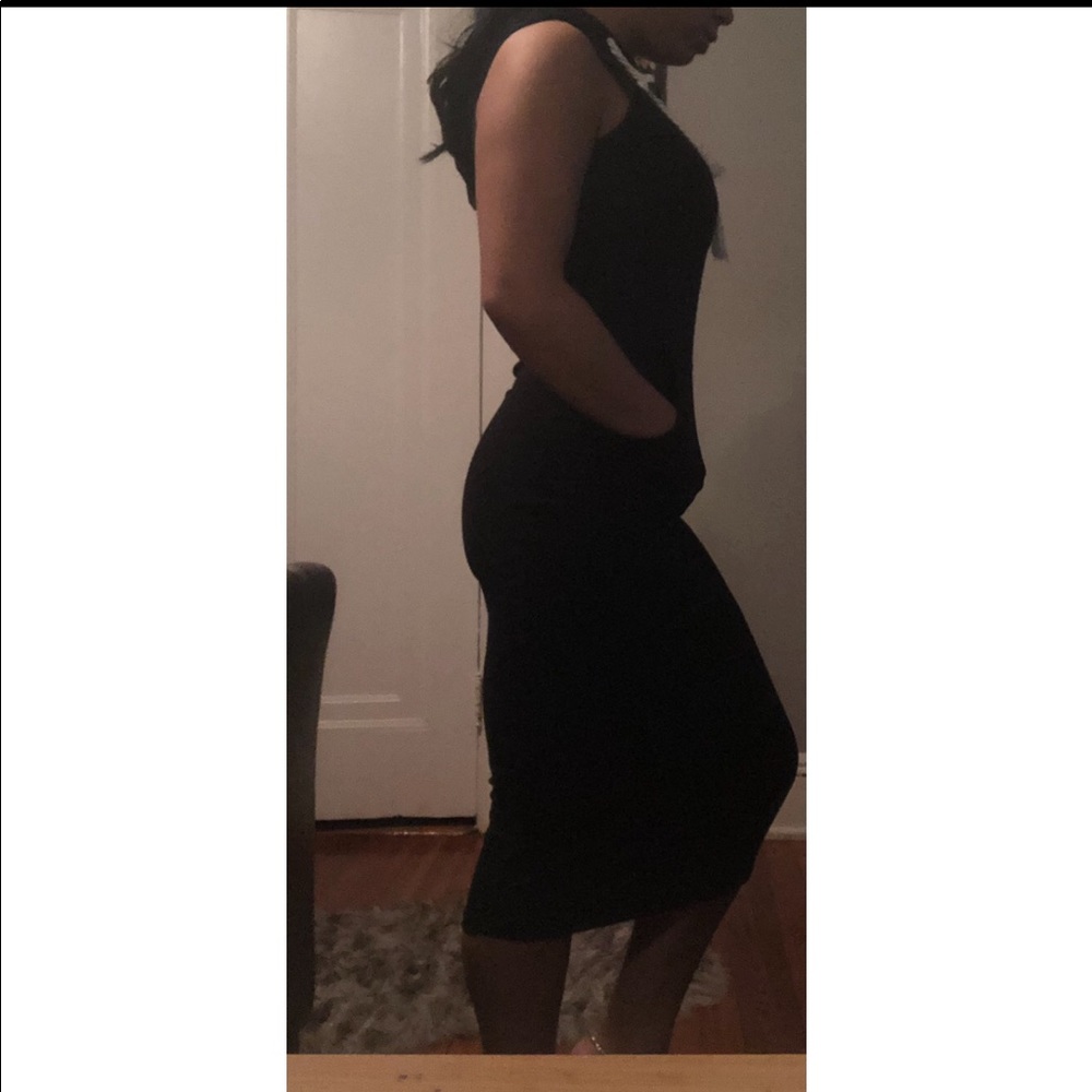 Black hoodie dress - Picture 4 of 7